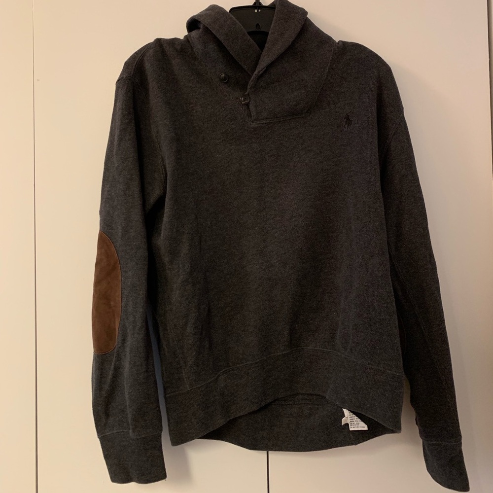 BNWOT RALPH LAUREN BUTTON PULL OVER W/ ARM PADS